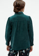 Givn Berlin Bluse GBKASIA aus Cupro (Bemberg™) mit Puffärmeln Blouse Dark Teal