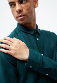 Givn Berlin GBKent Buttoned Shirt Dark Teal