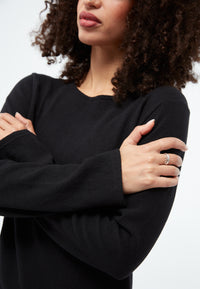 Givn Berlin Sweater GBLUCILLE aus recycelter Baumwolle Sweater Black