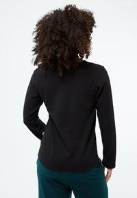 Givn Berlin Sweater GBLUCILLE aus recycelter Baumwolle Sweater Black