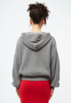 Givn Berlin Strickpullover GBMARIELLA relaxed Fit aus Bio-Baumwolle mit Kaputze Sweater Graphite Grey