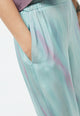 Givn Berlin Weite Hose GBMARLA aus TENCEL™ mit Peach-Effekt Trousers Graphite Green / English Violet (Blurry)