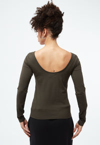 Givn Berlin GBMimi Longsleeve Dark Olive