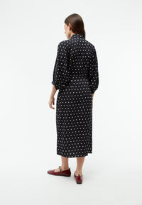 Givn Berlin GBNatalina Dress Black / White (Polkadots)
