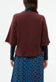 Givn Berlin Sweater GBSELMA aus recycelter Baumwolle Sweater Aubergine