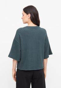 Givn Berlin Sweater GBSELMA aus recycelter Baumwolle Sweater Green