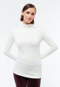 Givn Berlin Longsleeve GBVIDA aus TENCEL™ mit Rollkragen Longsleeve Undyed (Tencel)