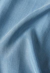 Givn Berlin Geraffte Bluse GBKASIA aus TENCEL™ mit Peach-Effekt Blouse Cloudy Blue (Tencel)