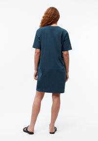 Givn Berlin Heavyweight Jerseykleid GBMALOU oversize aus Bio-Baumwolle Dress Basalt