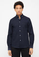 Givn Berlin Hemd BENNET aus aus Bio-Baumwolle Buttoned Shirt Midnight Blue