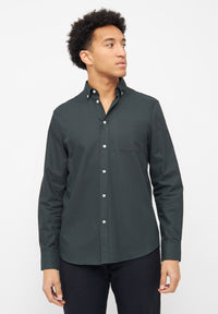 Givn Berlin Hemd BENNET aus aus Bio-Baumwolle Buttoned Shirt Pine green