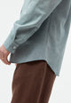 Givn Berlin Hemd GBBENNET aus Bio-Baumwolle mit Brusttasche Buttoned Shirt Basalt (Melange)