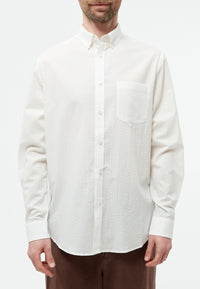 Givn Berlin Hemd GBBENNET aus Bio-Baumwolle mit Brusttasche Buttoned Shirt White (Structure)