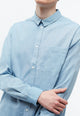 Givn Berlin Hemd GBFRANCIS aus Bio-Baumwolle im oversized Fit Buttoned Shirt Gentle Blue (Melange)
