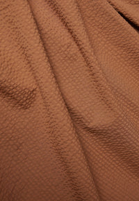 Givn Berlin Hemd GBYUVAL aus Bio-Baumwoll Seersucker Buttoned Shirt Pecan Brown (Structure)