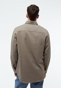 Givn Berlin Hemd MARLON aus Bio-Baumwolle Buttoned Shirt Camel