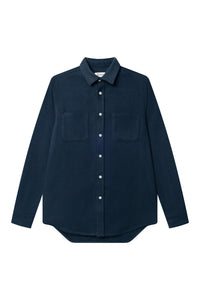 Givn Berlin Hemd OLIVER aus Bio-Baumwolle Buttoned Shirt Midnight Blue