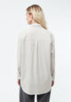 Givn Berlin Hemdbluse GBELIDA in langer Passform Blouse Beige
