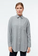 Givn Berlin Hemdbluse GBELIDA in langer Passform Blouse Mid Grey