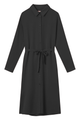 Givn Berlin Hemdblusenkleid MERLE aus TENCEL™ Lyocell Dress Black (Tencel)
