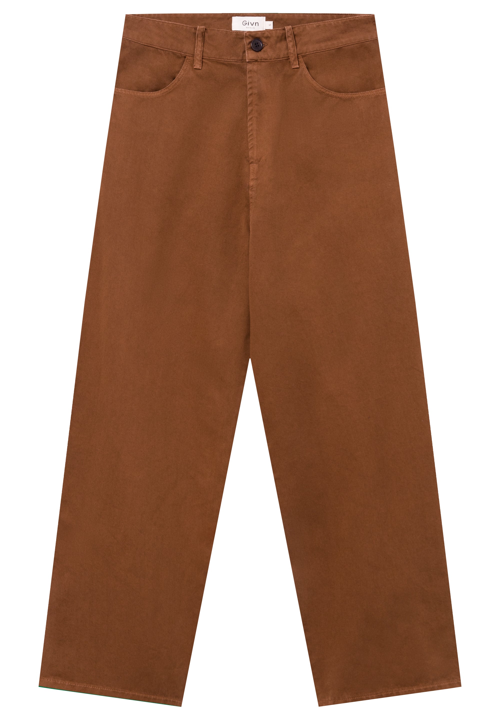 Givn Berlin Hose AURELIA aus Bio-Baumwolle Trousers Caramel Brown