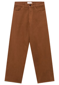 Givn Berlin Hose AURELIA aus Bio-Baumwolle Trousers Caramel Brown