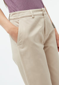 Givn Berlin Hose GBAGNES aus Bio-Baumwolle Trousers Oat Beige