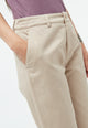 Givn Berlin Hose GBAGNES aus Bio-Baumwolle Trousers Oat Beige