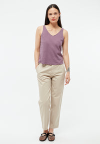Givn Berlin Hose GBAGNES aus Bio-Baumwolle Trousers Oat Beige