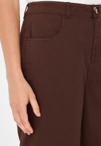 Givn Berlin Hose GBAURELIA aus Bio-Baumwolle Trousers Sepia Brown