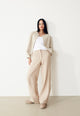 Givn Berlin Hose GBBEATRICE aus Leinen Trousers Oat Beige (Linen)