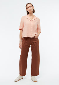Givn Berlin Hose GBCORALIE aus Bio-Baumwolle Trousers Chestnut Brown