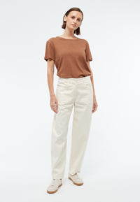 Givn Berlin Hose GBCORALIE aus Bio-Baumwolle Trousers Off White