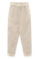 Givn Berlin Hose GBELIN aus Leinen mit elastischem Bund Trousers Beige (Linen)