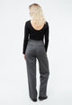 Givn Berlin Hose GBLIZ aus Wolle mit weitem Bein Trousers Medium Grey