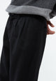 Givn Berlin Hose GBLORENZ aus Wolle mit Bundfalten Trousers Black