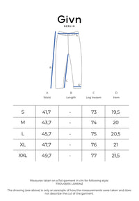 Givn Berlin Hose GBLORENZ aus Wolle mit Bundfalten Trousers Grey
