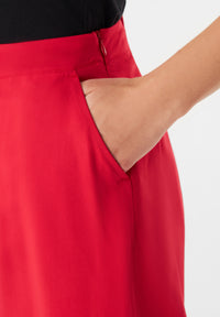 Givn Berlin Hose GBMARLEEN wide leg aus LENZING™ ECOVERO™ Trousers Strawberry
