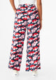 Givn Berlin Hose GBMARLEEN wide leg aus LENZING™ ECOVERO™ Trousers Red / Pink (Flowers)