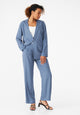 Givn Berlin Hose GBOLA aus LENZING™ ECOVERO™ mit Bundfalten Trousers Steel Blue