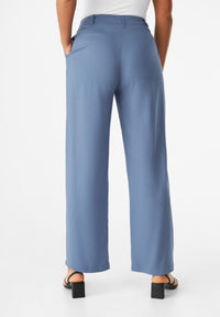 Givn Berlin Hose GBOLA aus LENZING™ ECOVERO™ mit Bundfalten Trousers Steel Blue