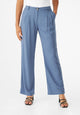 Givn Berlin Hose GBOLA aus LENZING™ ECOVERO™ mit Bundfalten Trousers Steel Blue