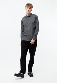 Givn Berlin Jeanshemd GBDEVIS aus Bio-Baumwolle Buttoned Shirt Washed Black (Denim)