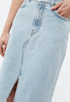 Givn Berlin Jeansrock GBKARLOTTA aus Bio-Baumwolle Skirt Light Blue