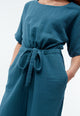 Givn Berlin Jumpsuit GBKAYLA aus Bio-Baumwoll Musselin Jumpsuit Basalt (Musselin)