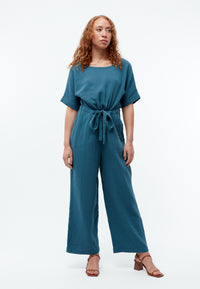 Givn Berlin Jumpsuit GBKAYLA aus Bio-Baumwoll Musselin Jumpsuit Basalt (Musselin)
