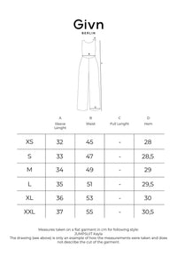 Givn Berlin Jumpsuit GBKAYLA aus Bio-Baumwoll Musselin Jumpsuit Nightshade Blue (Musselin)