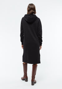 Givn Berlin Kapuzen-Sweatkleid ALOE aus Bio-Baumwolle Dress Black