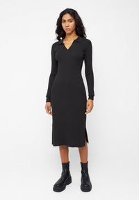 Givn Berlin Kleid ALEJA aus Bio-Baumwolle Dress Black (Rib)
