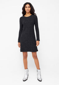 Givn Berlin Kleid CAMILLE aus Bio-Baumwolle Dress Black (Structure)